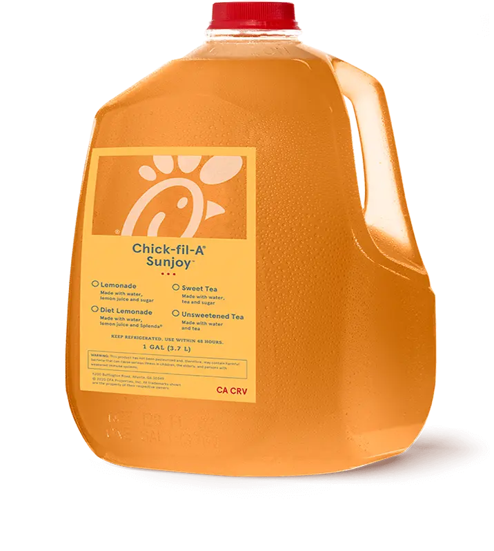 Gallon Sunjoy (1/2 Sweet Tea, 1/2 Lemonade)
