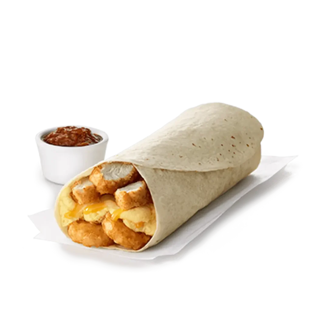 Hash Brown Scramble Burrito (with Grilled Filet)