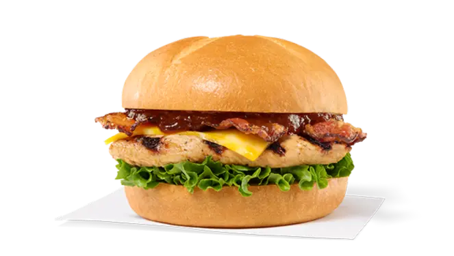 Smokehouse BBQ Bacon Sandwich with Grilled filet Smokehouse BBQ Bacon Sandwich with Grilled filet