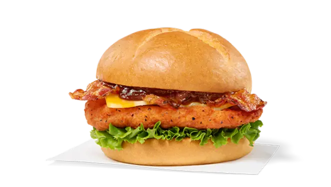 Smokehouse BBQ Bacon Sandwich with Spicy filet Smokehouse BBQ Bacon Sandwich with Spicy filet